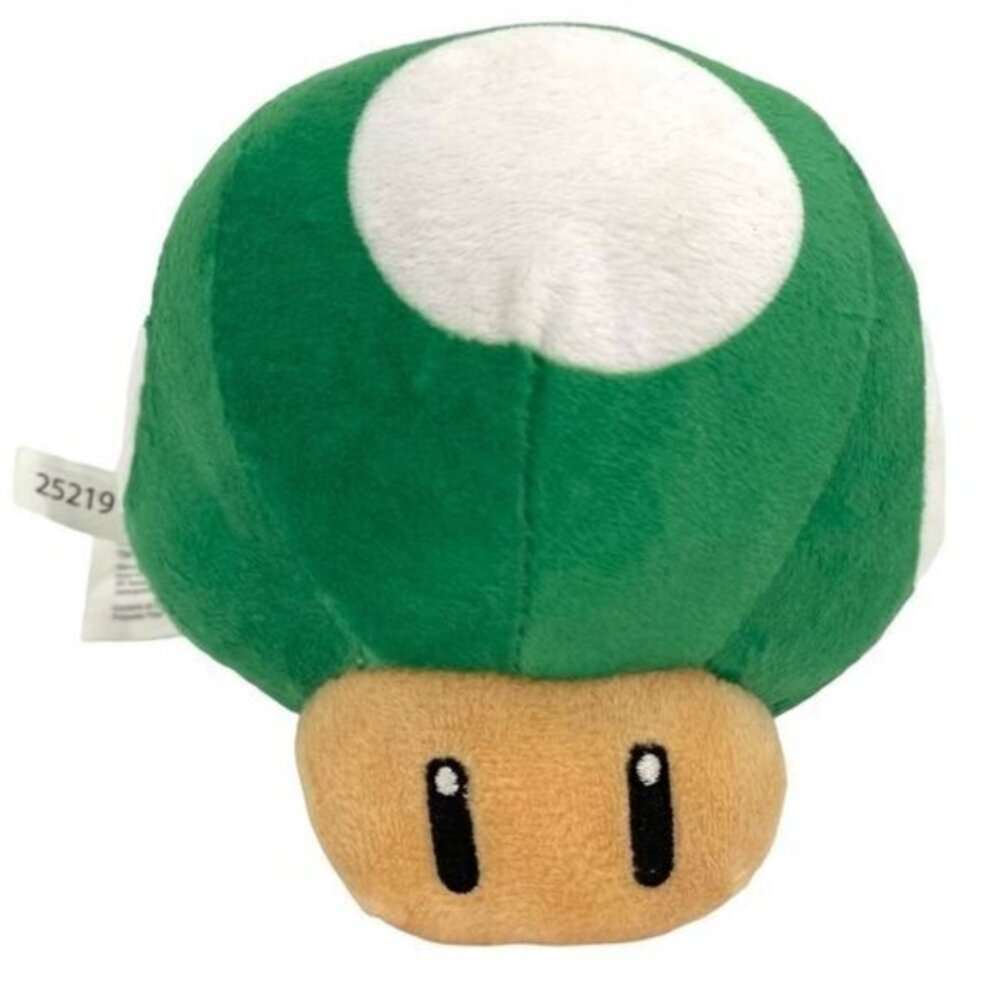 Nintendo Super Mario Plush 1UP Green Mushroom Stuffed Animal Plush